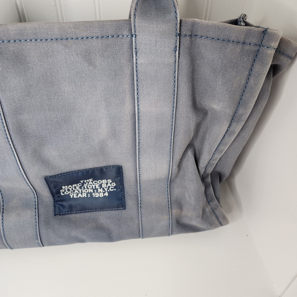 Marc Jacobs the Large Tote Bag M0016156-481 - Blue Shadow - Picture 6 of 16